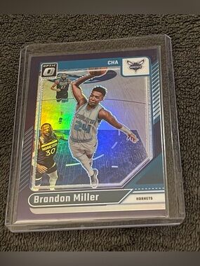 Brandon Miller 2024-25 Panini Optic-Purple holo